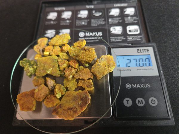 25 Grams of Autunite Fragments in a Lead Container, Bulk Uranium Ore - Image 3