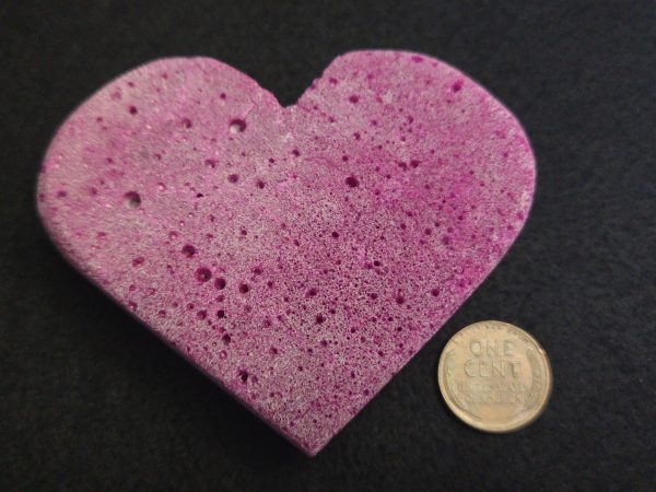 Honeycomb Ruby - Fluorescent Synthetic Ruby, 212 Grams - Image 6