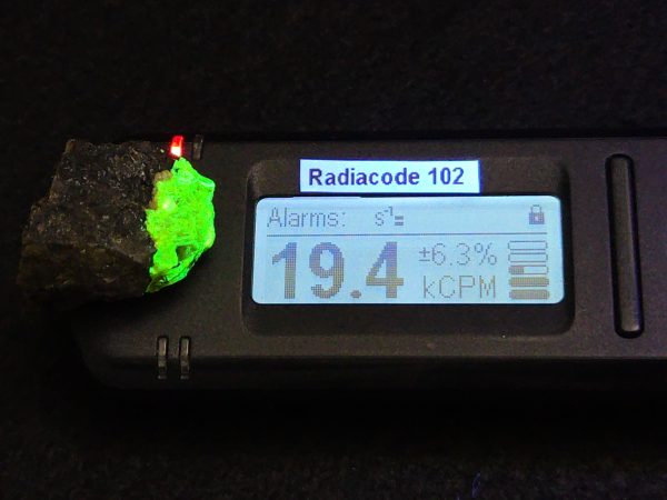 Autunite on Matrix  ~ Fluorescent Uranium Ore - Image 11