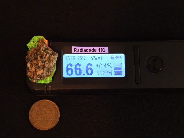 Autunite on Matrix  ~ Fluorescent Uranium Ore - Image 9