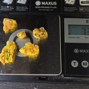 5 Piece Autunite Lot ~ Fluorescent Uranium Ore